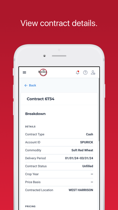 Siemer Milling Company Screenshot