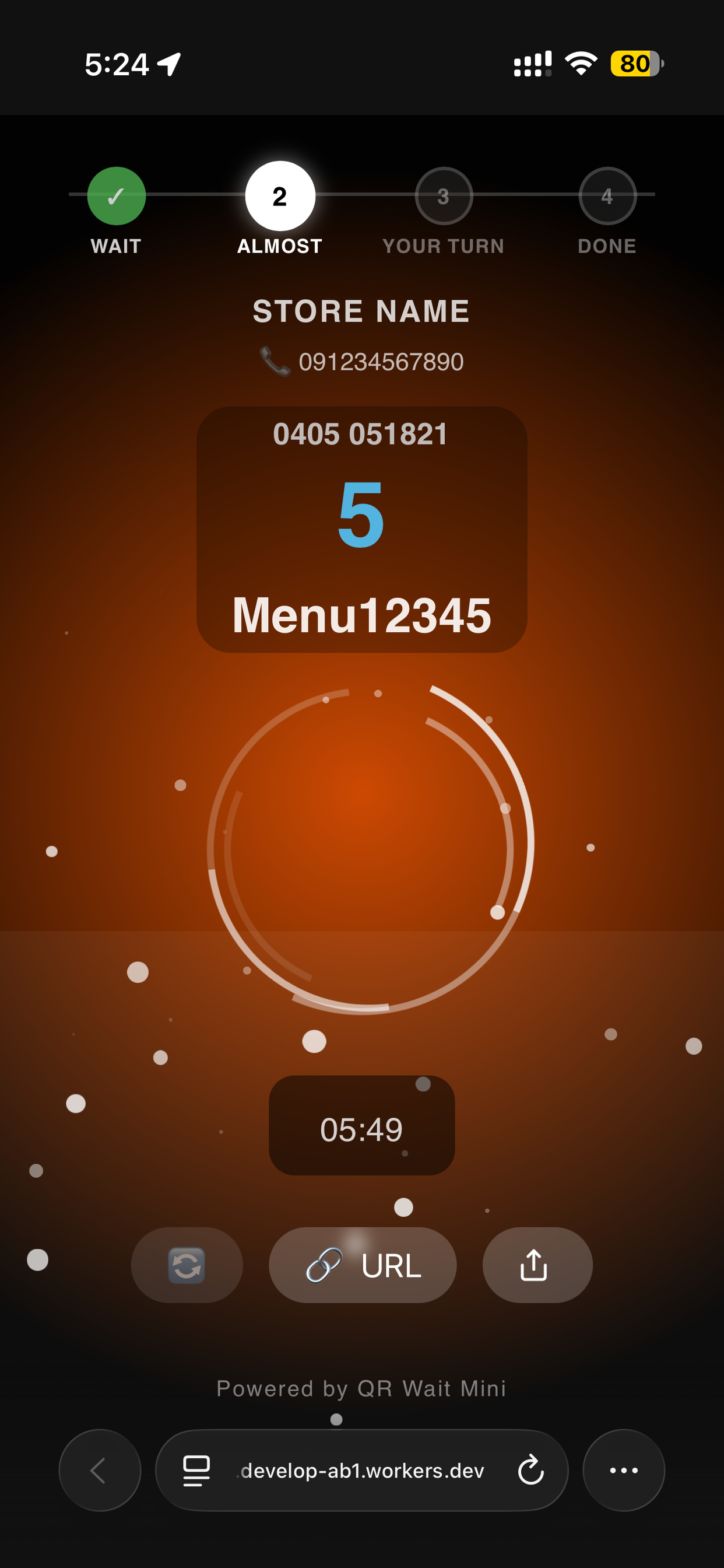 QR Wait Mini - Queue & Page screenshot 5