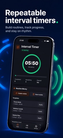 PaceBeep: Interval Timer Screenshot 1 of 6