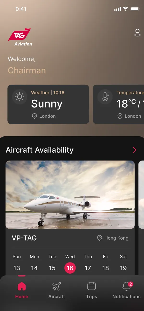 Screenshot #1 pour TAG Flight