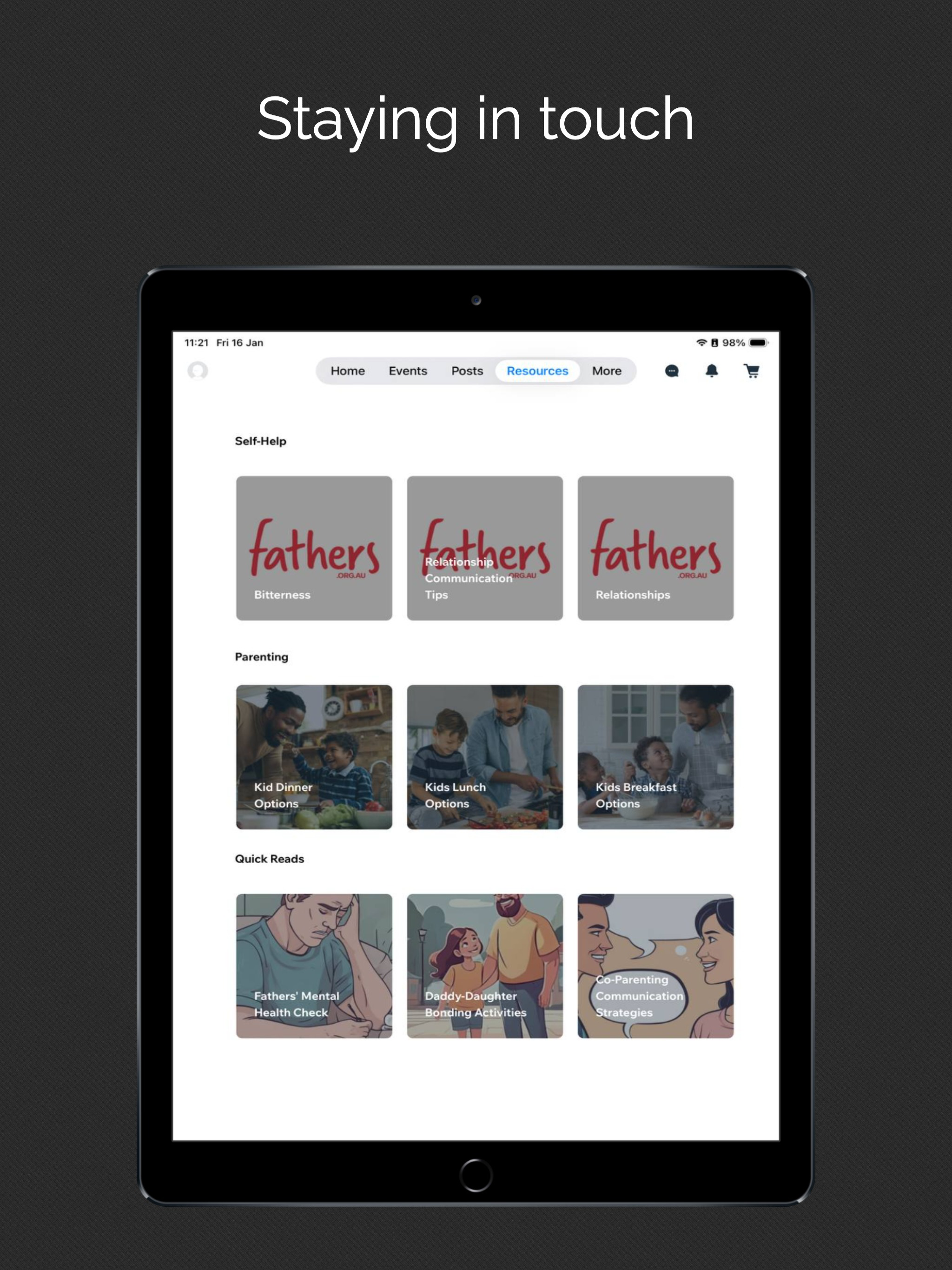 Fathers org screenshot 6