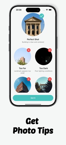 Landmark Identifier: AI Travel iPhone screenshot