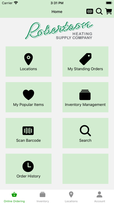 Robertson Heating Supply Screenshot