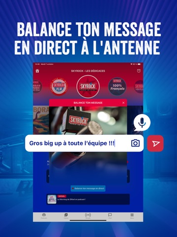 Skyrock - Radio et Podcast iPad screenshot 5