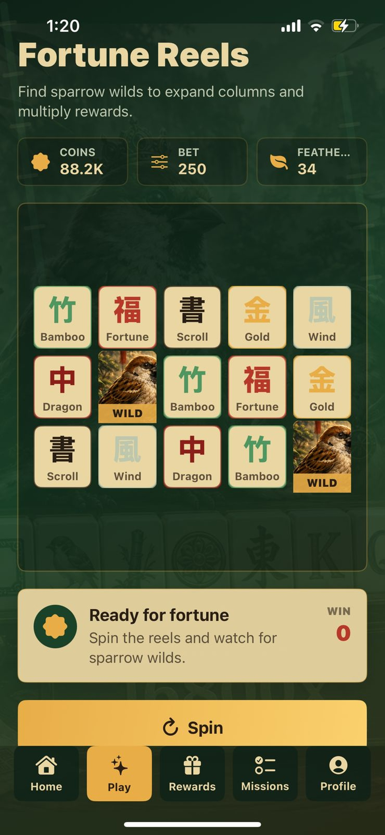 sparrow mahjong fortune screenshot 5