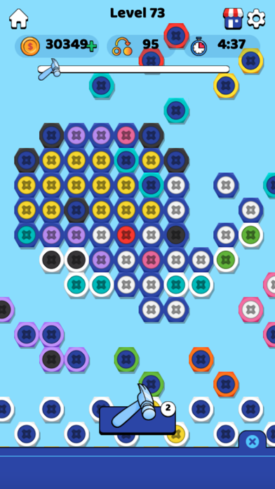 Nuts & Bolt Sort: Color Puzzle Screenshot