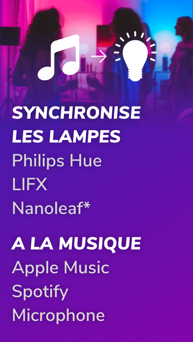 Screenshot #1 pour iLightShow for Philips Hue