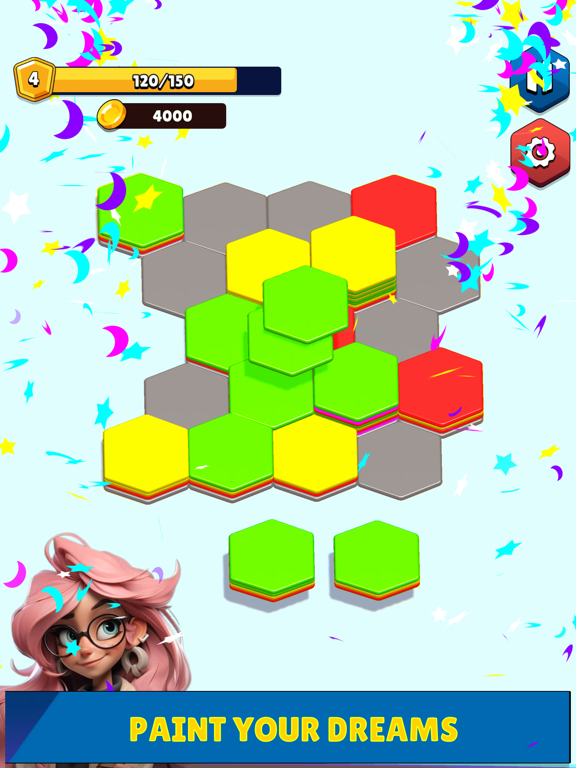 Merge Hexa Puzzle Sort Game 3dのおすすめ画像6