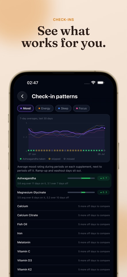 Biostacks: Supplement Tracker screenshot 3
