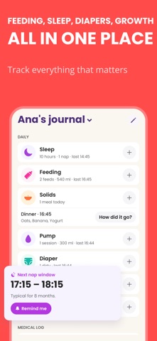 Baby Leap: Milestone Tracker Screenshot 3