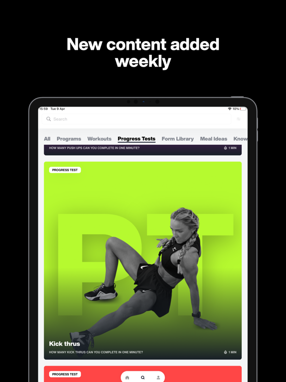 CGX iPad screenshot 8 - Health & Fitness app