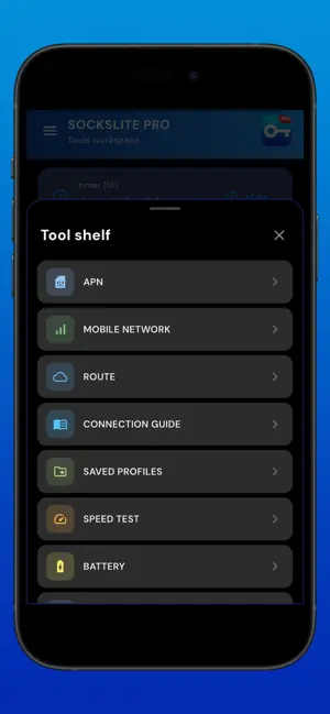 Sockslite Pro - Tools screenshot 4