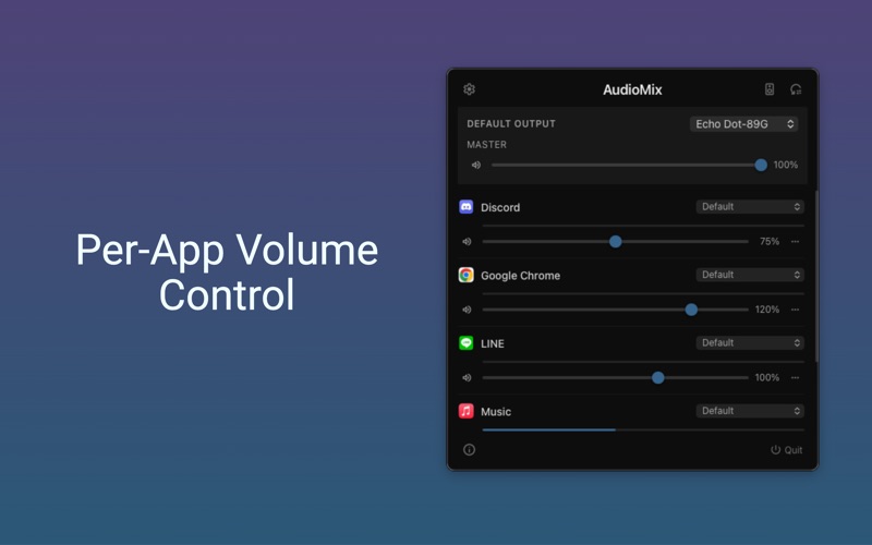 AudioMix screenshot