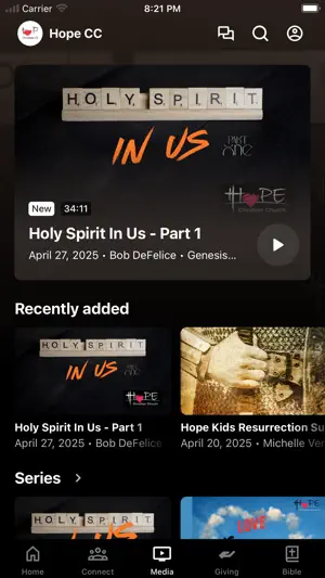 Hope Christian Church NY screenshot 3