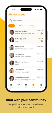 Team "SamenSTERK" Coaching App screenshot
