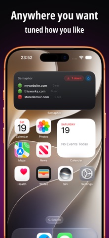 Semaphor: Uptime Widget Screenshot 4 of 5
