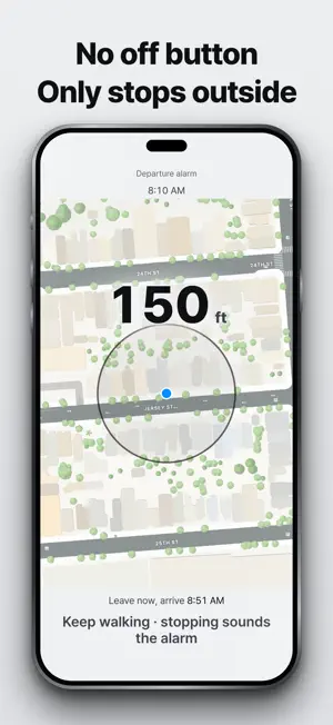 Run Late: GPS Alarm Clock screenshot 1