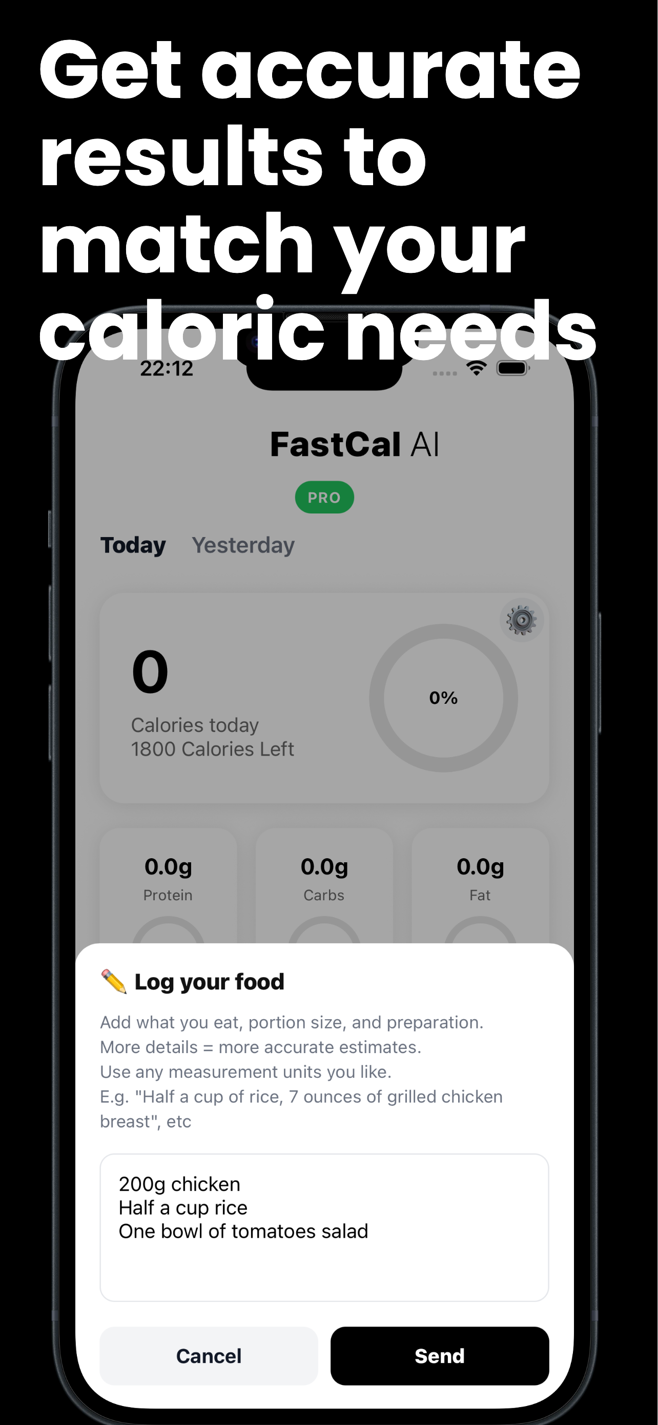 FastCal AI: Calories Tracker