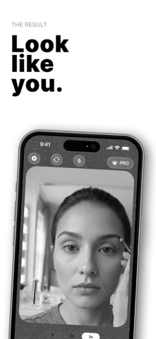 True Mirror Glow Up Beauty Cam iPhone screenshot