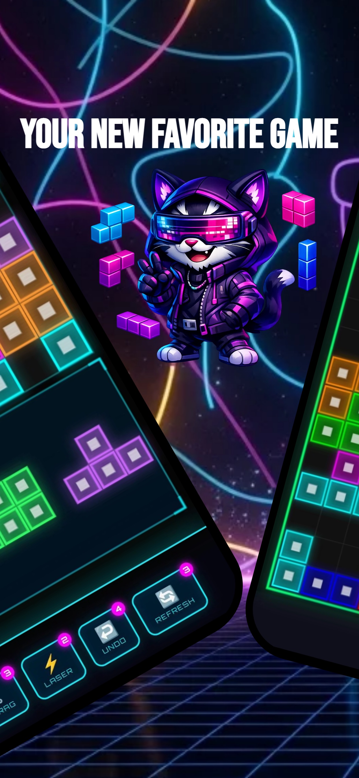 Screenshot 2 of Block Game: Neon Legend