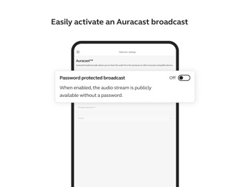 GN Auracast+ iPad screenshot