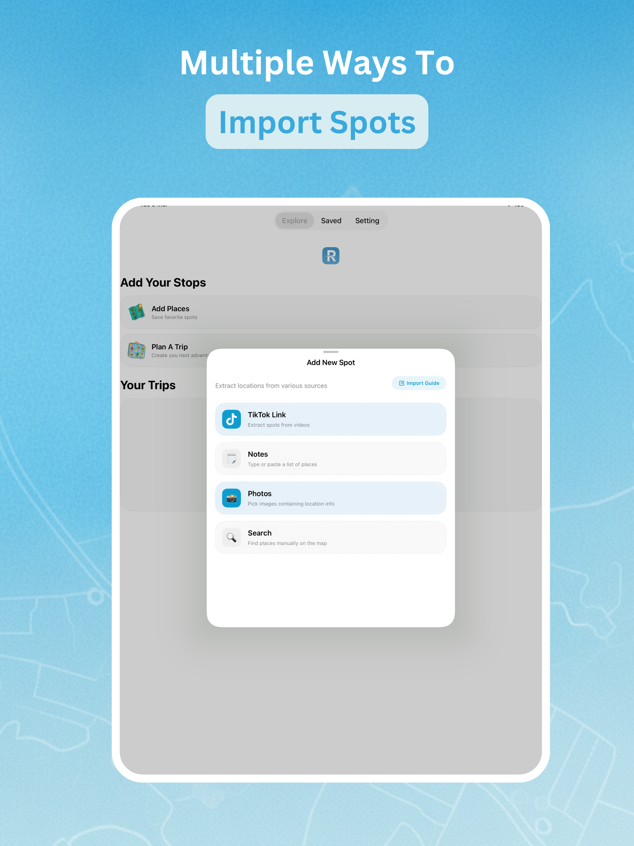 Roamyn: AI Save Spots & Trips screenshot 7