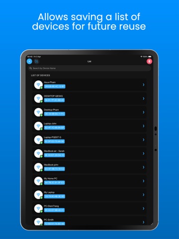 Simple WOL - Wake on LAN Tool iPad screenshot 3