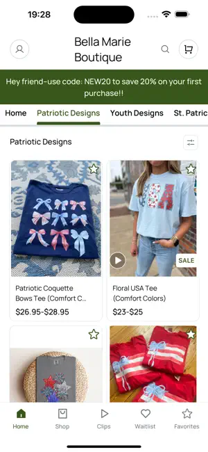 Bella Marie Boutique screenshot 1