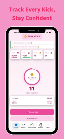 Baby Kick Tracker: Contraction screenshot