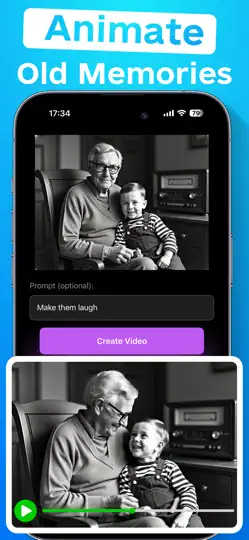 Captura de pantalla de My Video AI - Image To Video en iPhone 2