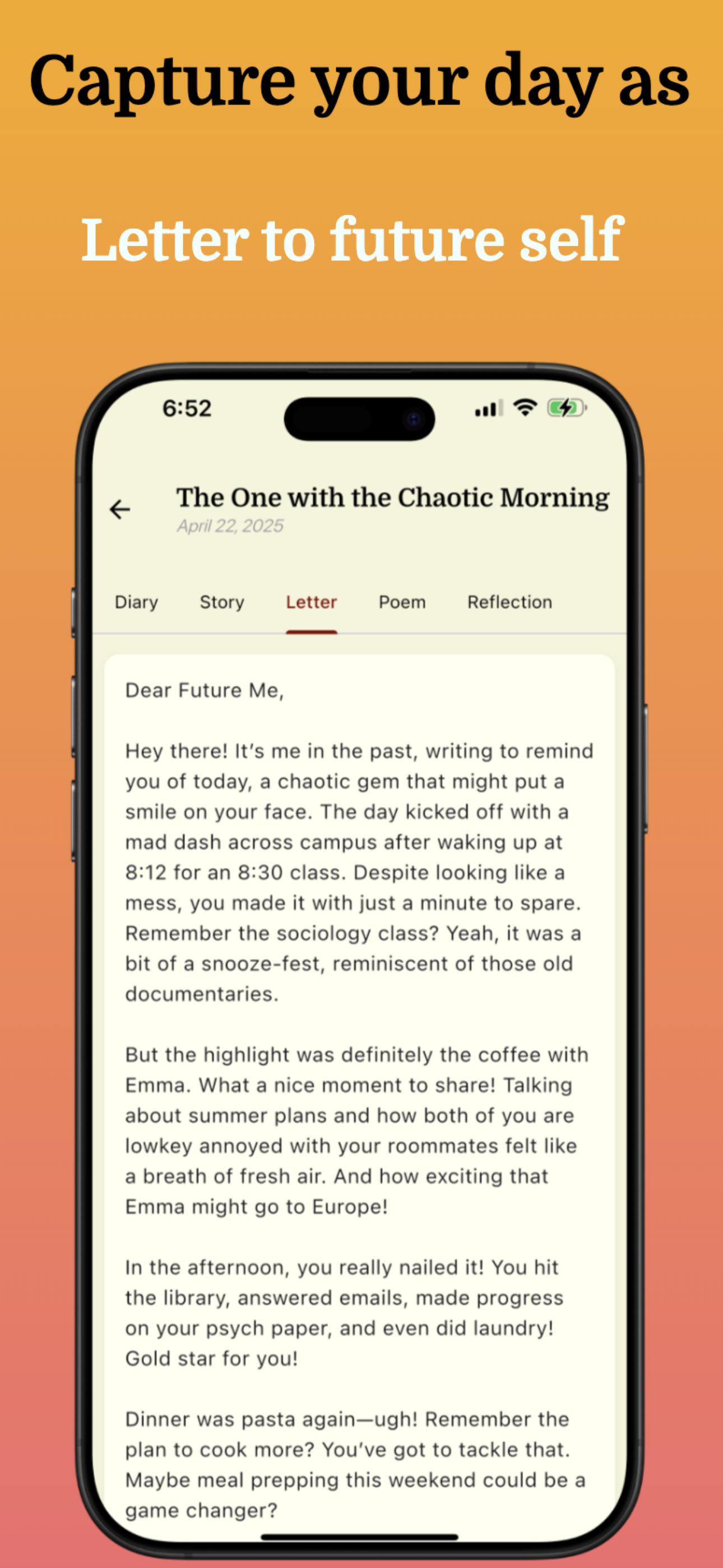 AI Journal & Diary – Reflect