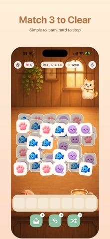 Meowtch: Cat Cafe Tile Match Screenshot 1 of 6