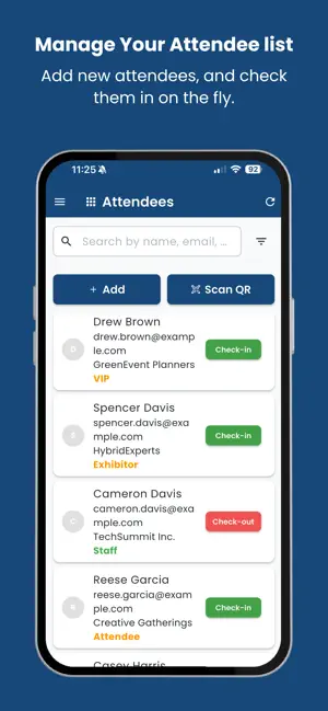 ShowDayPro Organizer screenshot 1