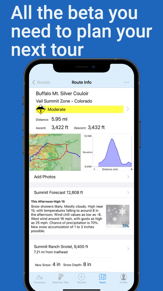 #8. Backcountry Ski - Beta App (iOS) De: Ski the Backcountry Ltd.