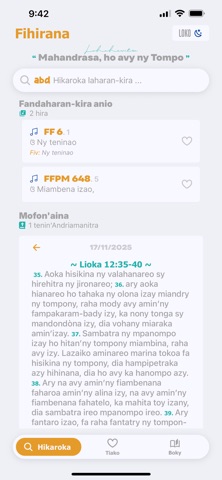 Ny fihirana screenshot