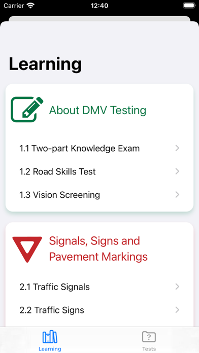 Screenshot 4 of DMV Test: Permit Practice Test App