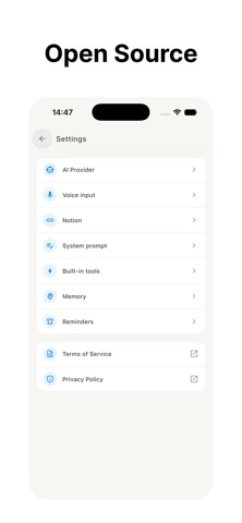 Any AI for Notion iPhone screenshot