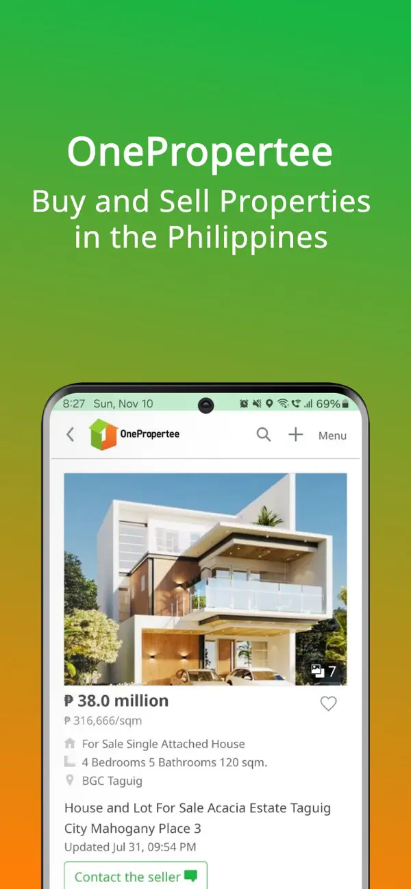 Screenshot #1 pour OnePropertee