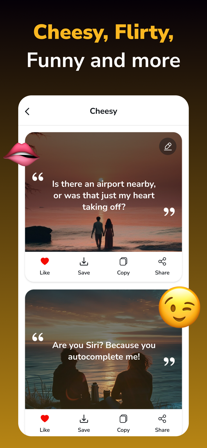 Pickup Lines - Flirty Messages