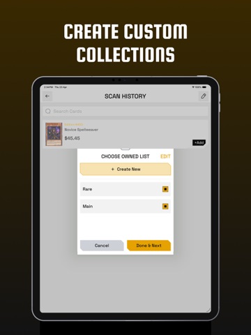 Card Scanner For Yugioh - YC9 iPad screenshot