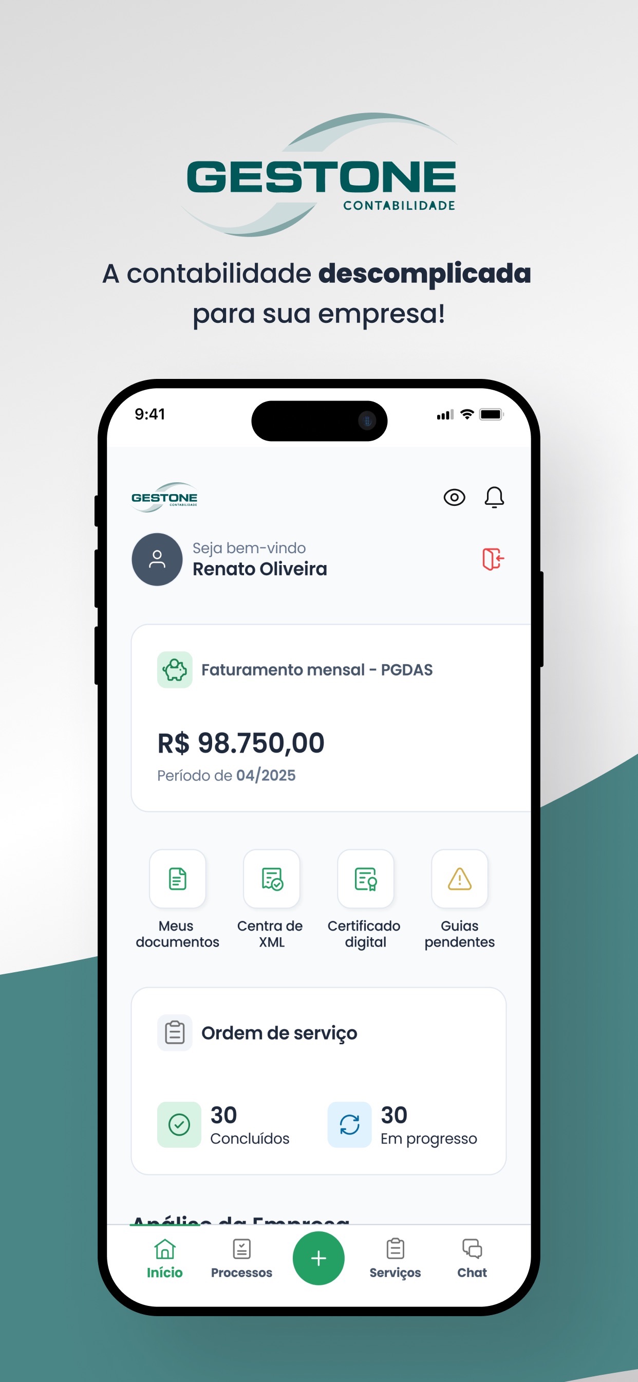 Screenshot 1 of Gestone Contabilidade