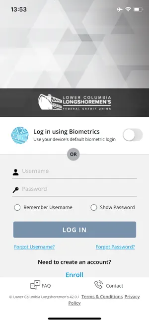 LCLFCU Card Manager screenshot 1