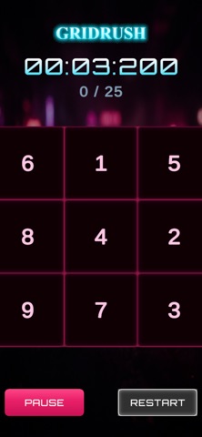 GridRush: Number Speed Tab Screenshot 2 of 6