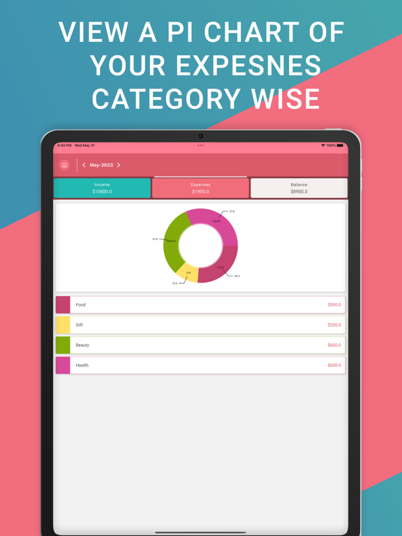 Screenshot #6 pour Wallet: Income Expense Tracker