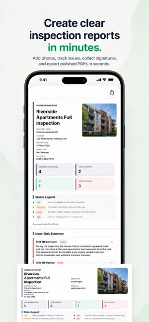 ProofNook: Inspection Reports screenshot 1
