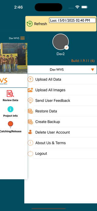 WVS Data Collection App Screenshot 6 of 6