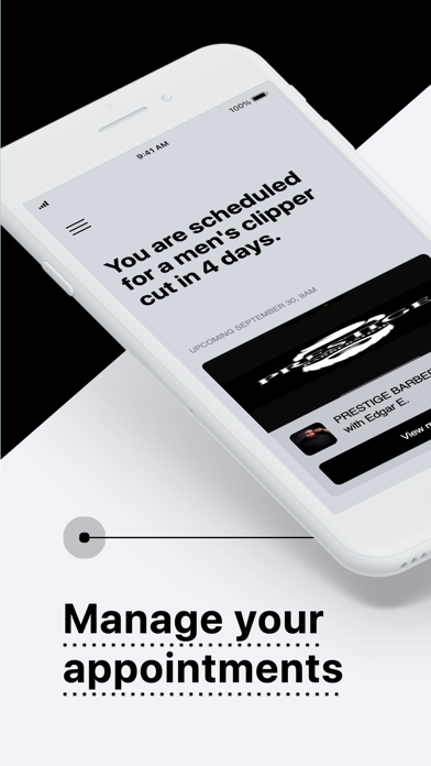 Prestige Barbershop Lounge iPhone screenshot 2 - Lifestyle app