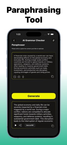 English Grammar Checker ® iPhone screenshot