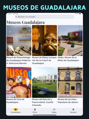 Museums of Guadalajara iPad screenshot