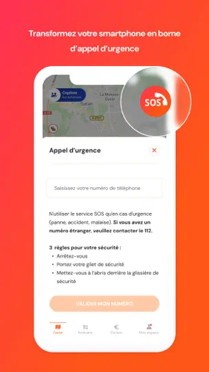 Capture d'écran de Ulys sur iPhone 10